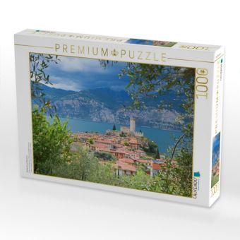 Produktbild: CALVENDO Puzzle Skaligerburg Malcesine | 1000 Teile Lege-Gr&ouml;&szlig;e 64x48cm Foto-Puzzle f&uuml;r gl&uuml;ckliche Stunden