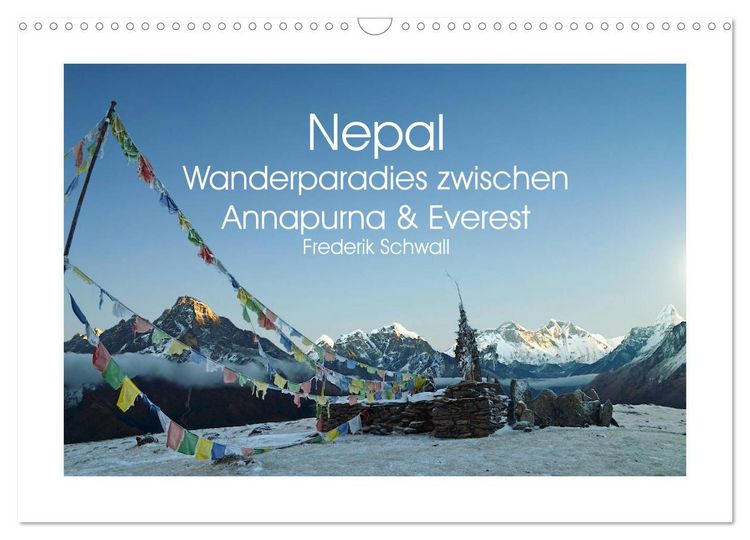 Produktbild: Nepal - Wanderparadies zwischen Annapurna & Everest (Wandkalender 2026 DIN A3 quer), CALVENDO Monatskalender