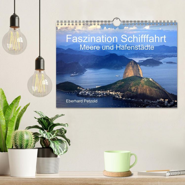 Produktbild: Faszination Schifffahrt - Meere und Hafenst&auml;dte (Wandkalender 2026 DIN A4 quer), CALVENDO Monatskalender