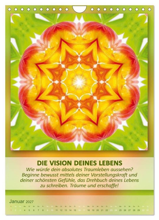 Produktbild: Light Energy Mandalas - Kalender - Vol. 2 (Wandkalender 2027 DIN A4 hoch), CALVENDO Monatskalender