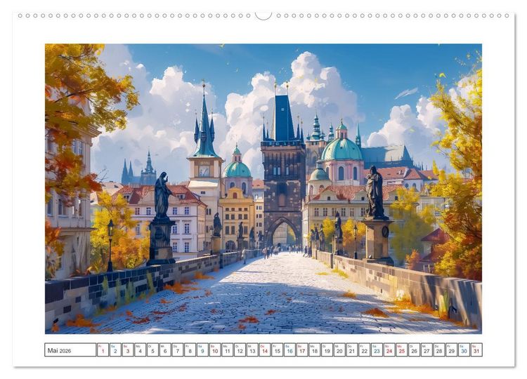 Produktbild: Reisest&auml;dte Europas (hochwertiger Premium Wandkalender 2026 DIN A2 quer), Kunstdruck in Hochglanz