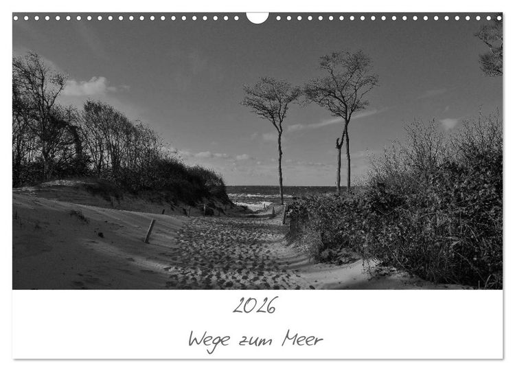 Produktbild: Wege zum Meer (Wandkalender 2026 DIN A3 quer), CALVENDO Monatskalender