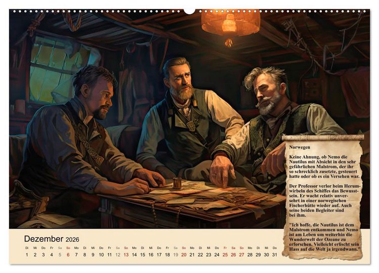 Produktbild: Reise unter dem Meer (hochwertiger Premium Wandkalender 2026 DIN A2 quer), Kunstdruck in Hochglanz