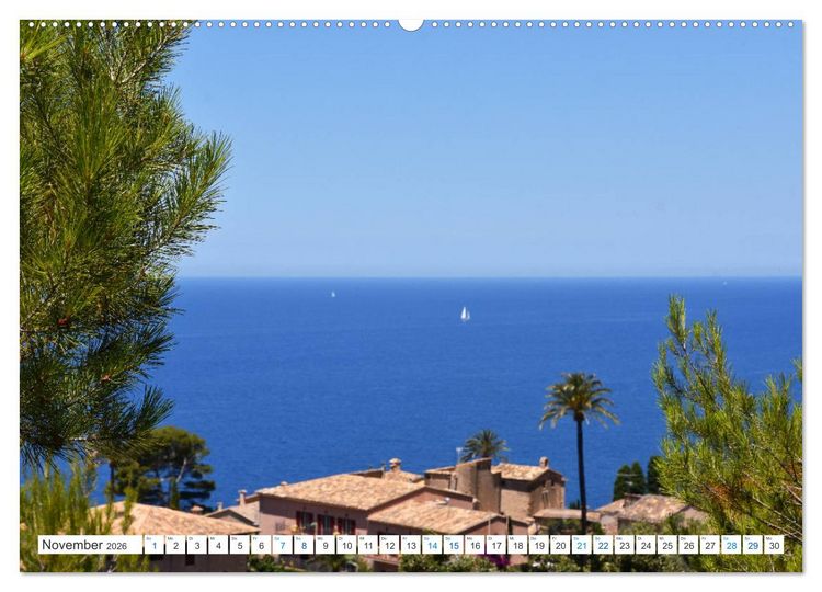 Produktbild: Mallorca - Azurblaues Mittelmeer zum Tr&auml;umen (Wandkalender 2026 DIN A2 quer), CALVENDO Monatskalender