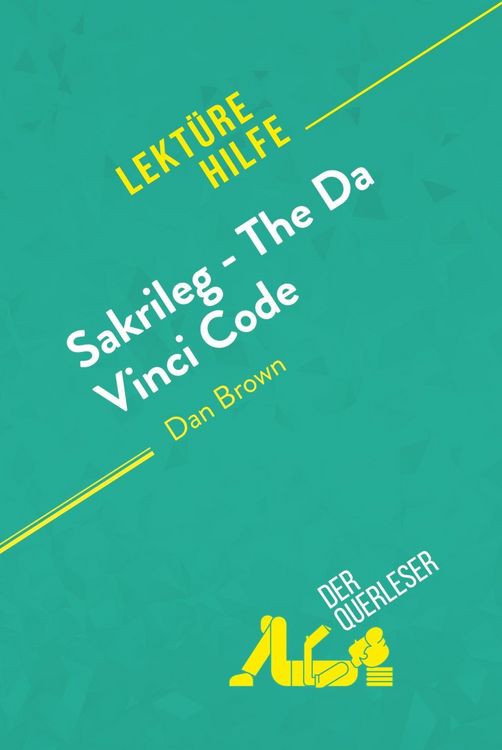 Produktbild: Sakrileg - The Da Vinci Code von Dan Brown (Lekt&uuml;rehilfe)