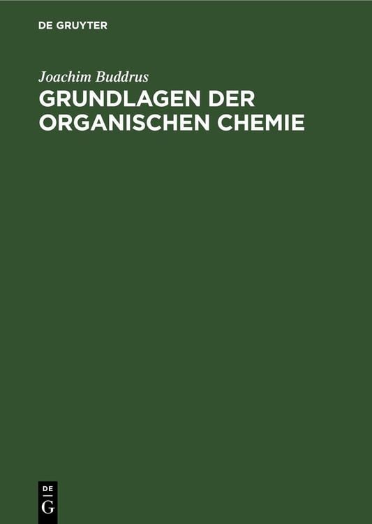 Produktbild: Grundlagen der Organischen Chemie