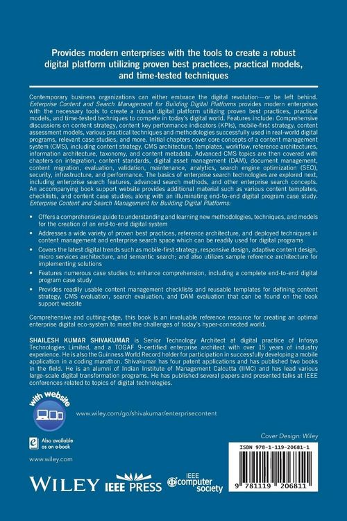 Produktbild: Enterprise Content and Search Management for Building Digital Platforms