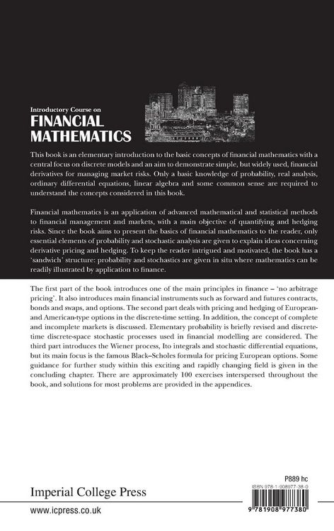 Produktbild: Introductory Course On Financial Mathematics