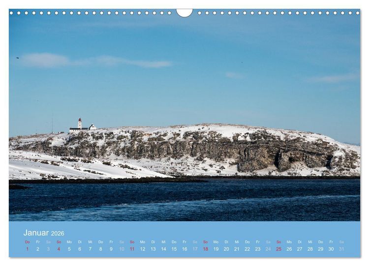 Produktbild: Leuchtfeuer der norwegischen K&uuml;ste (Wandkalender 2026 DIN A3 quer), CALVENDO Monatskalender