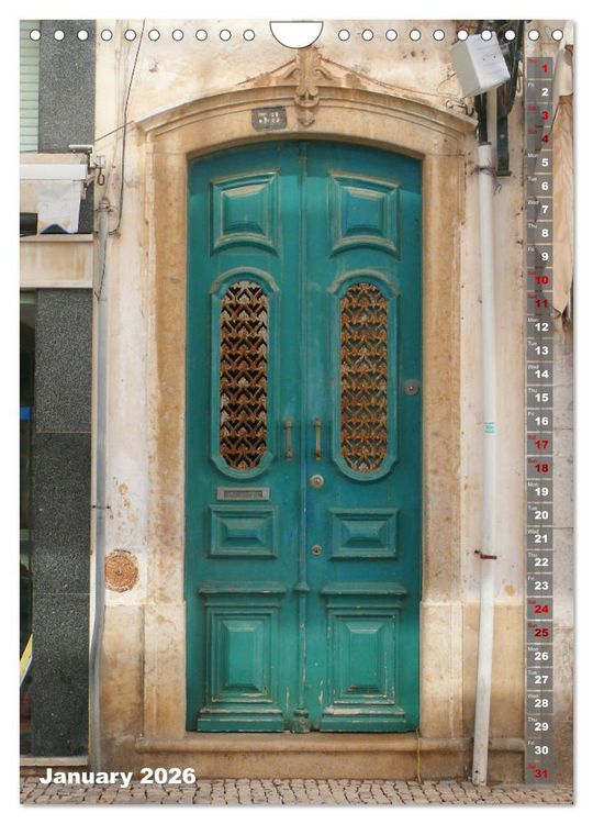 Produktbild: antique doors around europe (Wall Calendar 2026 DIN A4 portrait), CALVENDO 12 Month Wall Calendar