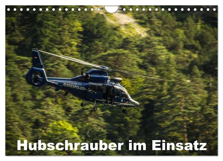 Produktbild: Hubschrauber im Einsatz (Wandkalender 2026 DIN A4 quer), CALVENDO Monatskalender