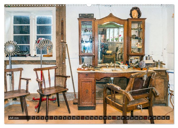 Produktbild: Traditionelles Handwerk, Werkst&auml;tten und Werkb&auml;nke im Focus (Wandkalender 2026 DIN A2 quer), CALVENDO Monatskalender