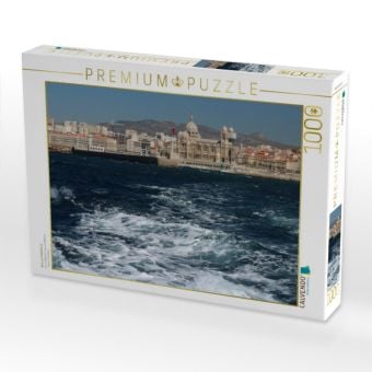 Produktbild: CALVENDO Puzzle Blick auf MARSEILLE | 1000 Teile Lege-Gr&ouml;&szlig;e 64x48cm Foto-Puzzle f&uuml;r gl&uuml;ckliche Stunden