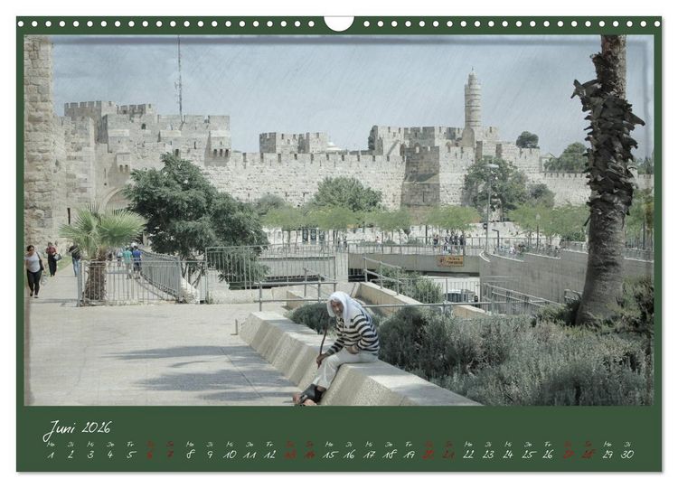 Produktbild: Unterwegs in Jerusalem (Wandkalender 2026 DIN A3 quer), CALVENDO Monatskalender