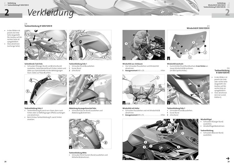 Produktbild: BMW R 1200 R, BMW R 1250 R, BMW R 1200 RS, BMW R 1250 RS Reparaturanleitung