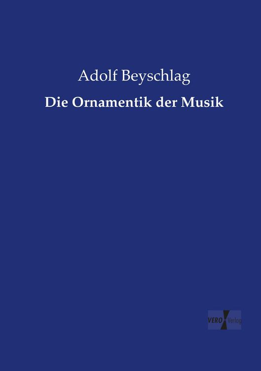 Produktbild: Die Ornamentik der Musik