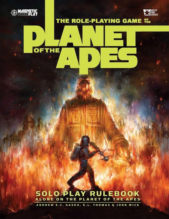 Produktbild: The Planet of the Apes RPG Solo Rulebook