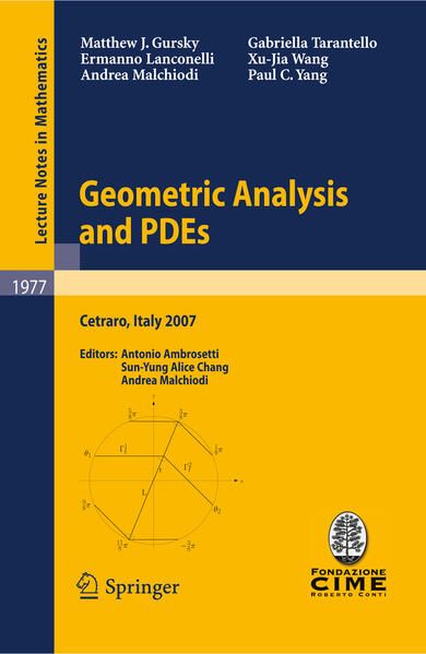 Produktbild: Geometric Analysis and PDEs