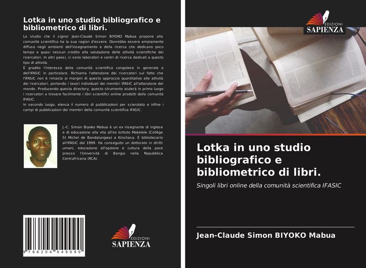 Produktbild: Lotka in uno studio bibliografico e bibliometrico di libri.