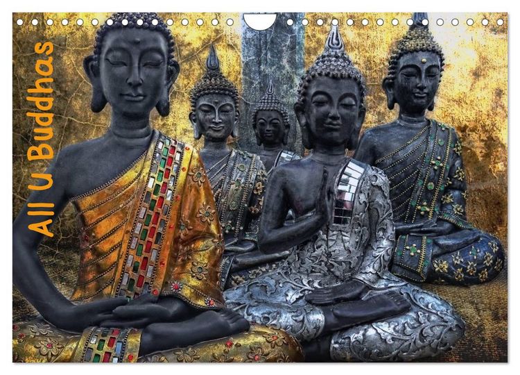 Produktbild: All U Buddhas (Wandkalender 2026 DIN A4 quer), CALVENDO Monatskalender
