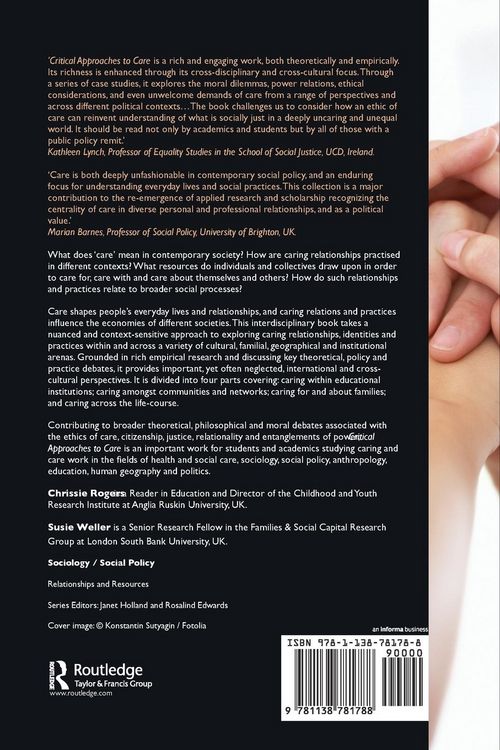 Produktbild: Critical Approaches to Care