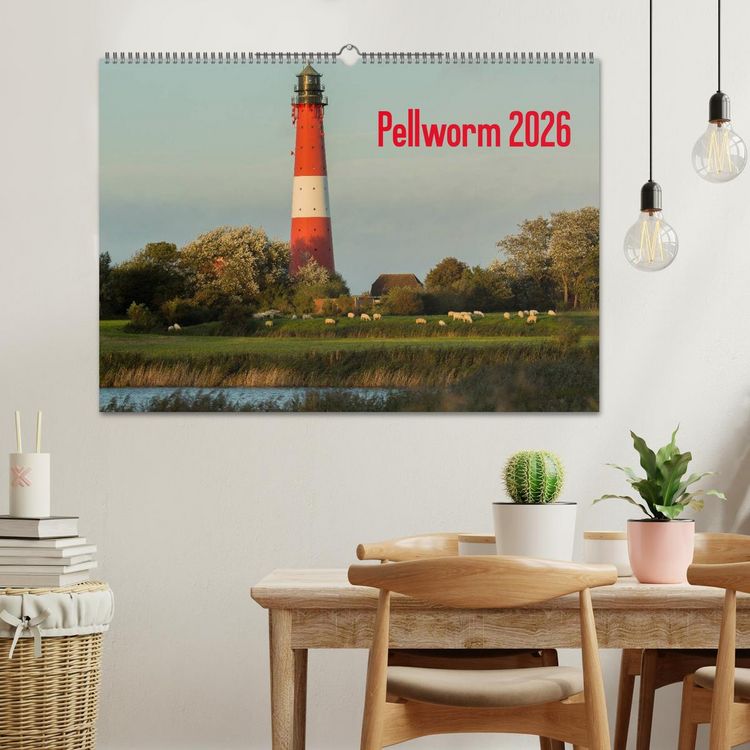 Produktbild: Pellworm 2026 (Wandkalender 2026 DIN A2 quer), CALVENDO Monatskalender