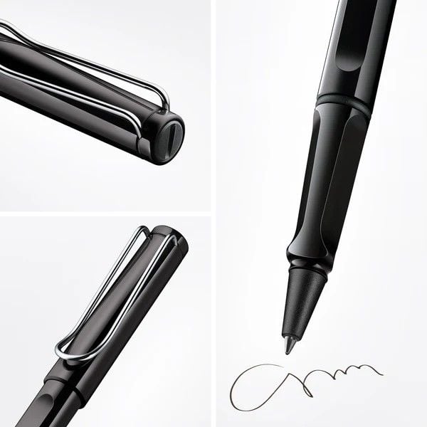 Produktbild: LAMY Tintenroller safari roll-ink mit T10 Tintenpatrone, black/schwarz