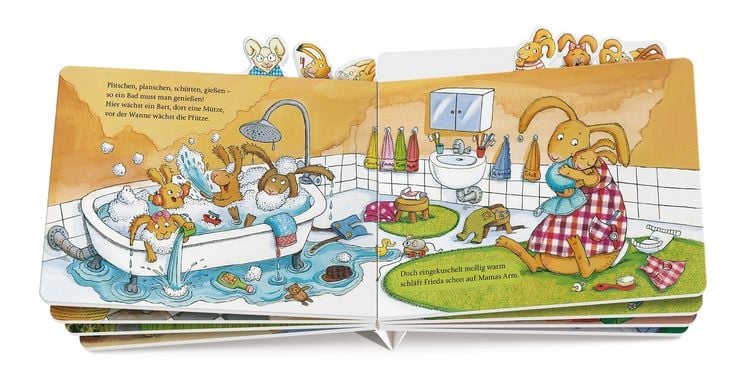 Produktbild: Wenn sieben m&uuml;de kleine Hasen abends in ihr Bettchen rasen