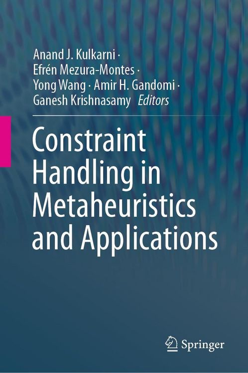 Produktbild: Constraint Handling in Metaheuristics and Applications
