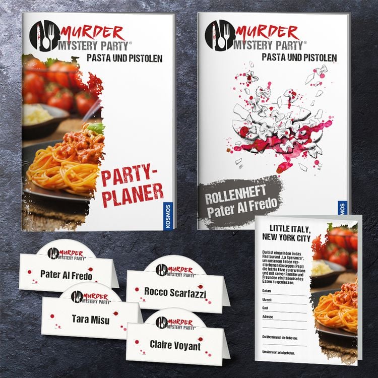 Produktbild: Murder Mystery Party Pasta und Pistolen