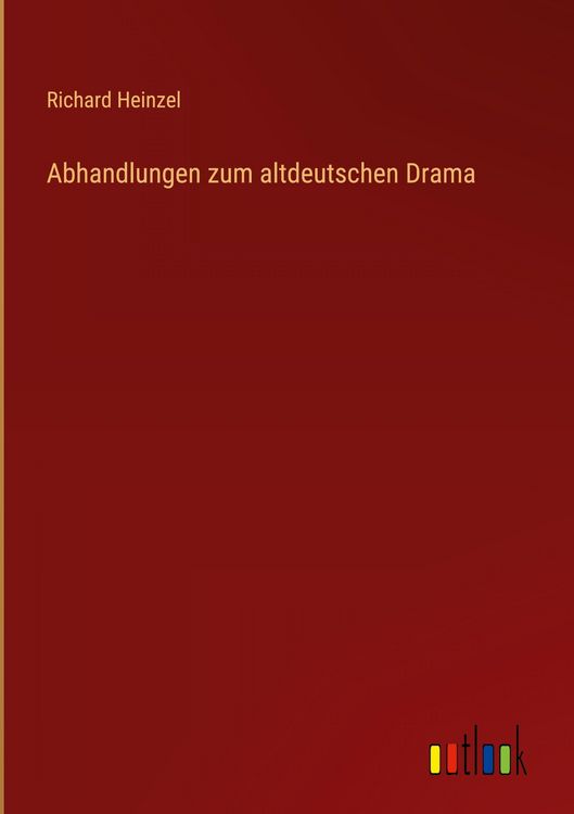 Produktbild: Abhandlungen zum altdeutschen Drama