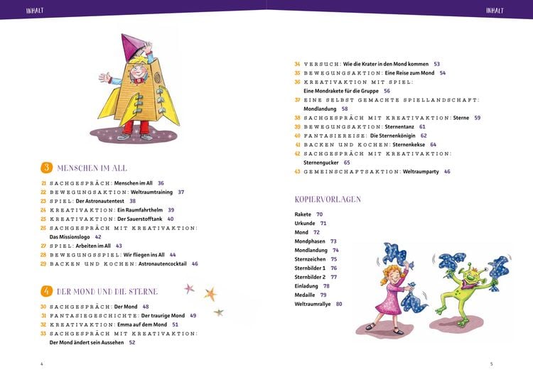 Produktbild: Projektreihe Kindergarten - Der Weltraum