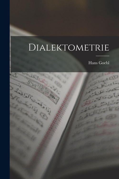 Produktbild: Dialektometrie