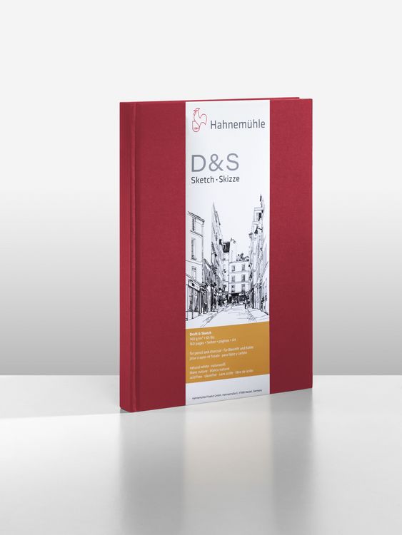 Produktbild: Hahnem&uuml;hle Papier Skizzenbuch D&S, DIN A 4 Hochformat, 140 g/m&sup2;