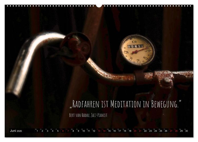 Produktbild: Velo Kunst (Wandkalender 2026 DIN A2 quer), CALVENDO Monatskalender