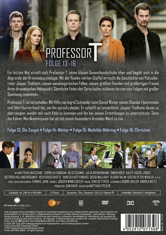 Produktbild: Professor T - Folge 13-16 [2 DVDs]