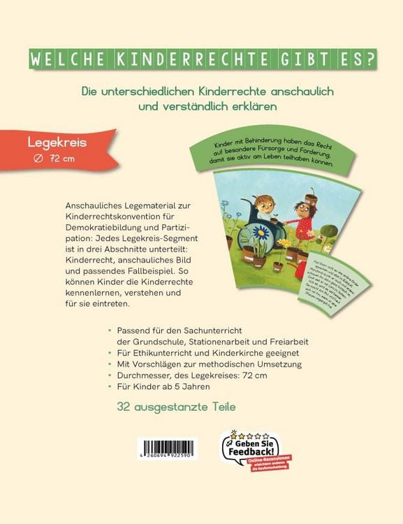 Produktbild: Die Kinderrechte. Ein Legekreis f&uuml;r die Grundschule in 10 Bildern