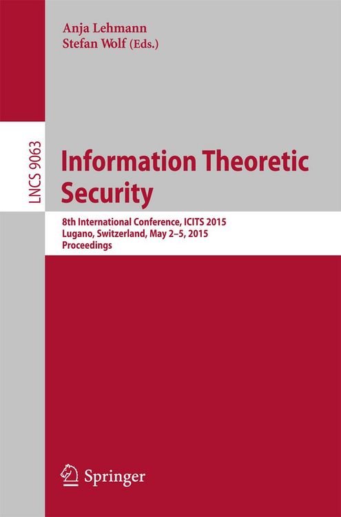 Produktbild: Information Theoretic Security