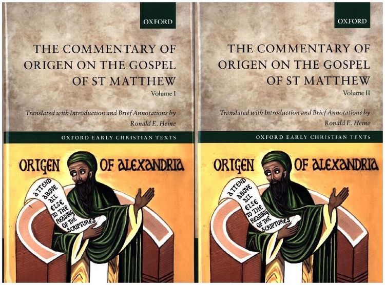 Produktbild: The Commentary of Origen on the Gospel of St Matthew