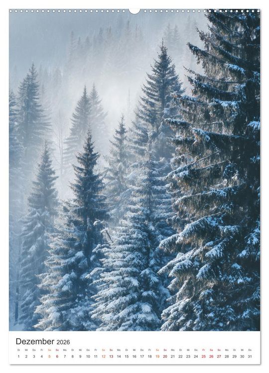 Produktbild: Seelenzeit Natur (hochwertiger Premium Wandkalender 2026 DIN A2 hoch), Kunstdruck in Hochglanz