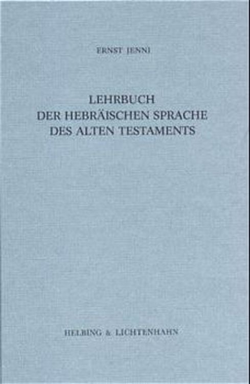Produktbild: Lehrbuch der hebr&auml;ischen Sprache des Alten Testaments