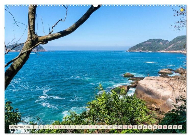 Produktbild: Traumk&uuml;sten: Eine Maritime Reise um die Welt (Wandkalender 2026 DIN A2 quer), CALVENDO Monatskalender