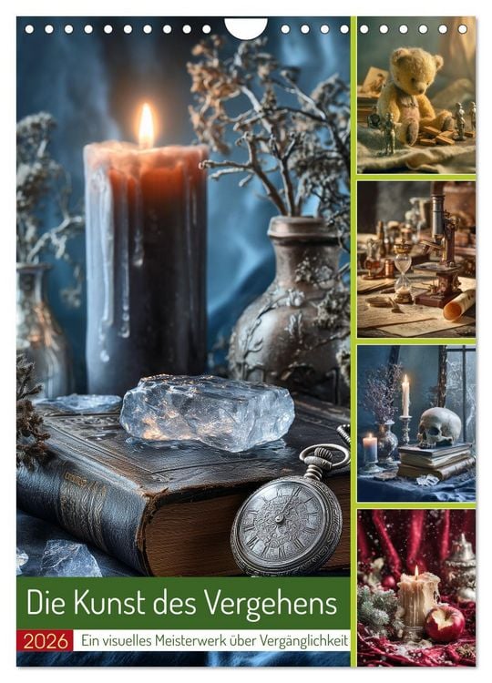 Produktbild: Die Kunst des Vergehens (Wandkalender 2026 DIN A4 hoch), CALVENDO Monatskalender