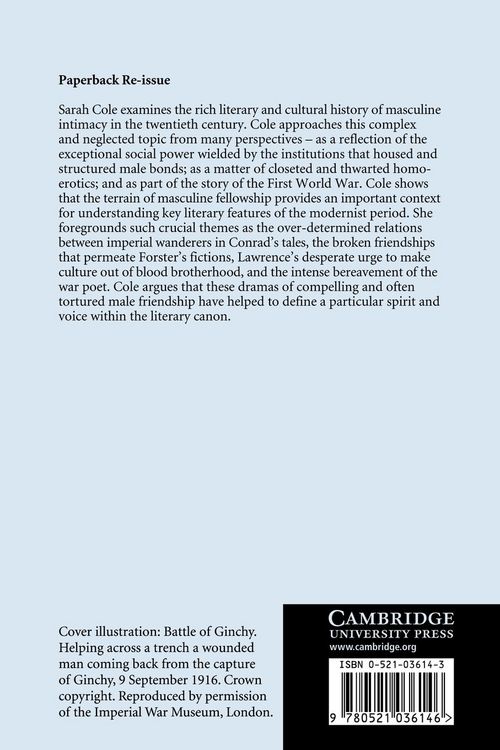 Produktbild: Modernism, Male Friendship, and the First World War