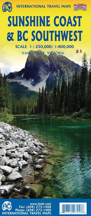 Produktbild: Sunshine Coast & British Columbia South West 1:120 000