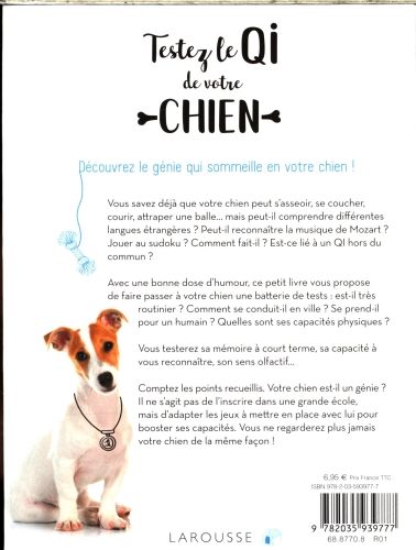 Produktbild: Testez le QI de votre chien