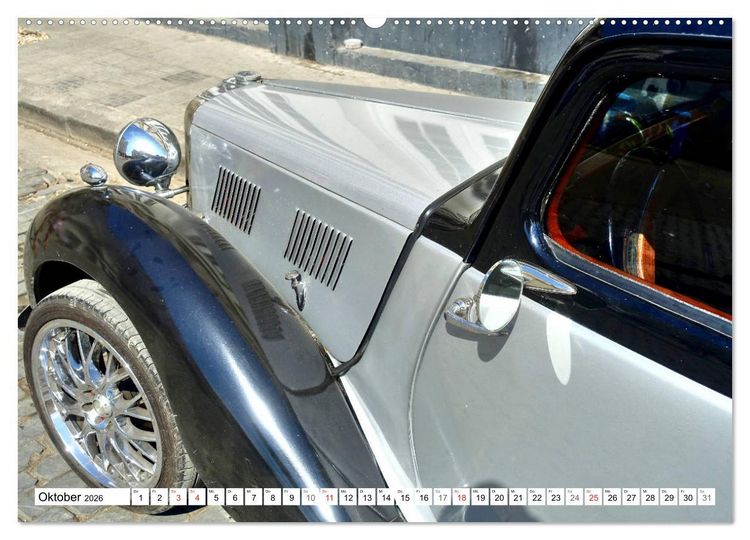 Produktbild: MG Classics - Britische Oldtimer in Kuba (Wandkalender 2026 DIN A2 quer), CALVENDO Monatskalender
