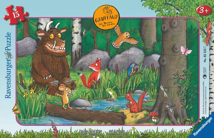 Produktbild: Rahmenpuzzle Ravensburger Die Maus und der Grüffelo 15 Teile