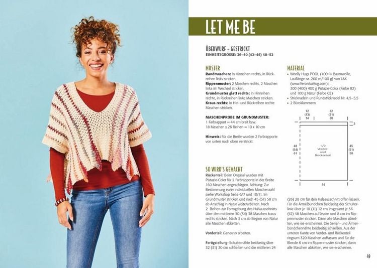 Produktbild: Woolly Hugs H&auml;keln mit verk&uuml;rzten Reihen