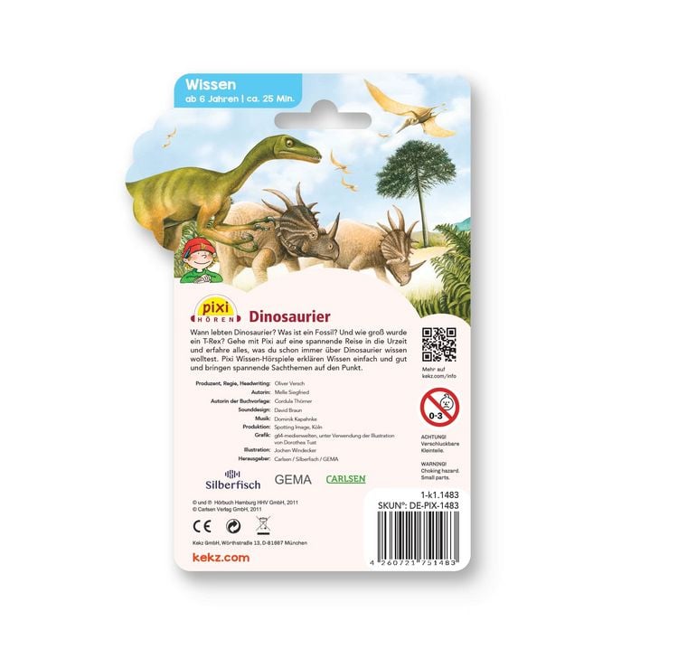Produktbild: Pixi Wissen - Kekz 1: Dinosaurier